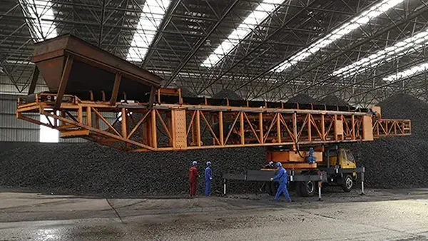Sistem Konveyor Portabel untuk Proyek Shaanxi Longmen Company